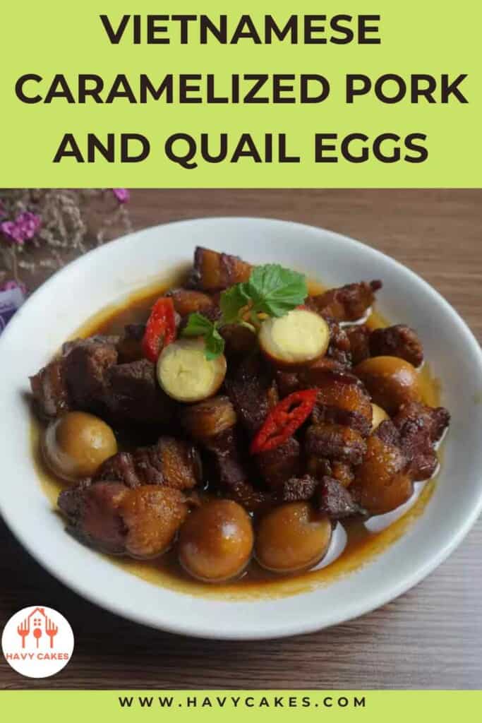 Vietnamese caramelized pork and quail eggs howto: Intro